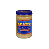 ADAMS PEANUT BUTTER CRUNCHY UNSALTED 500G - Produce Free Delivery West Vancouver